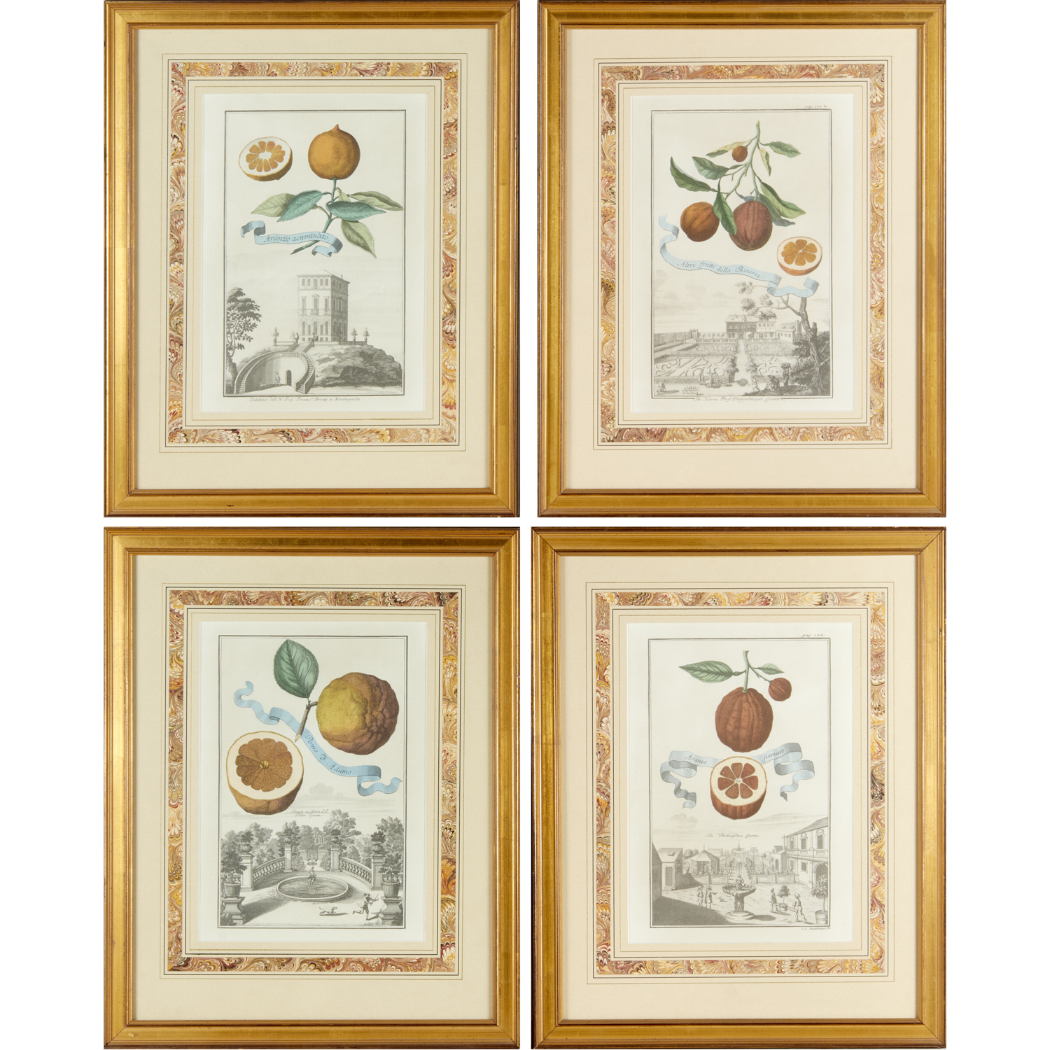 J.C. VOLCKHAMER (AFTER), (4) FRAMED