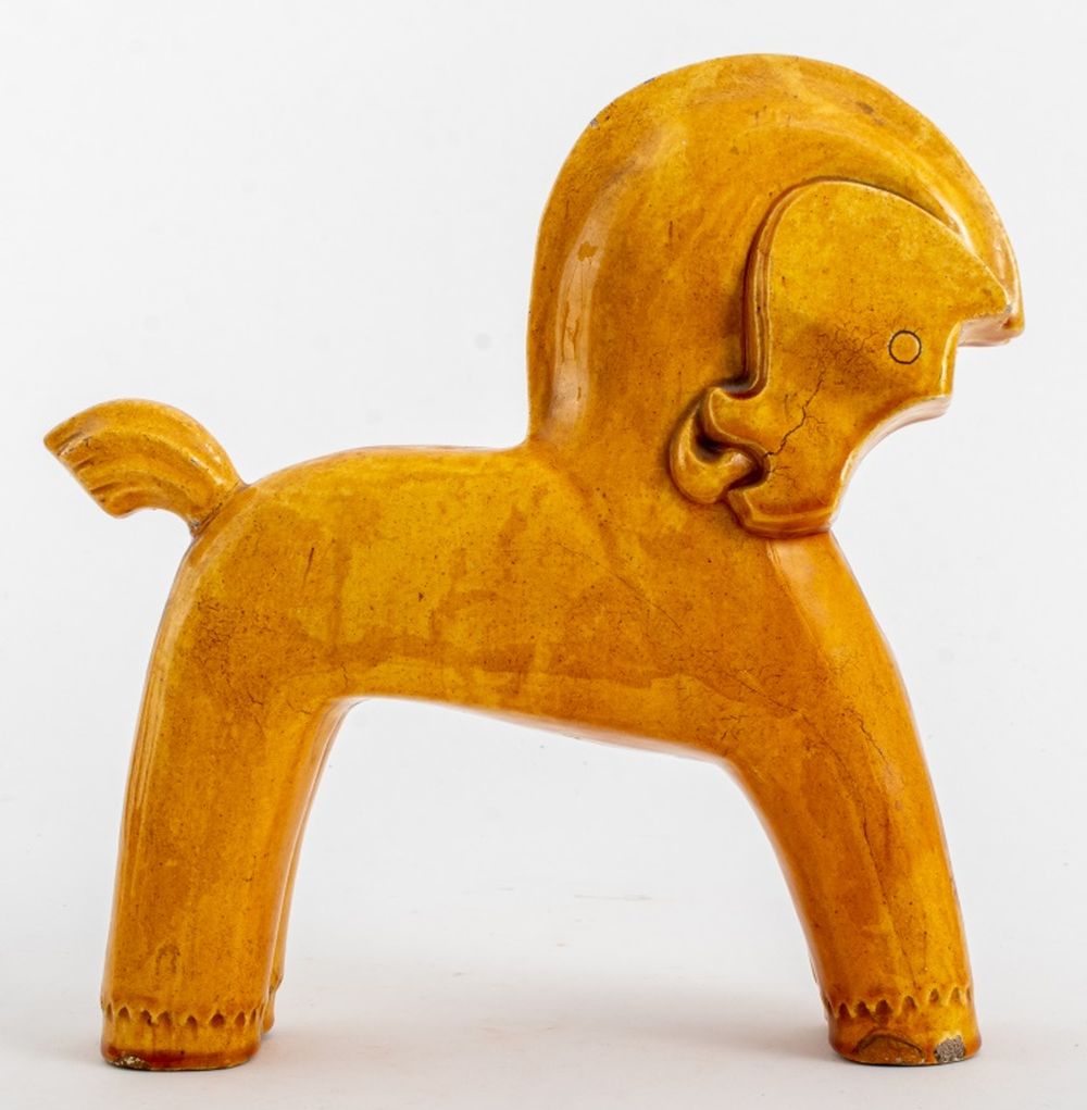 MID-CENTURY MODERN CERAMIC HORSE