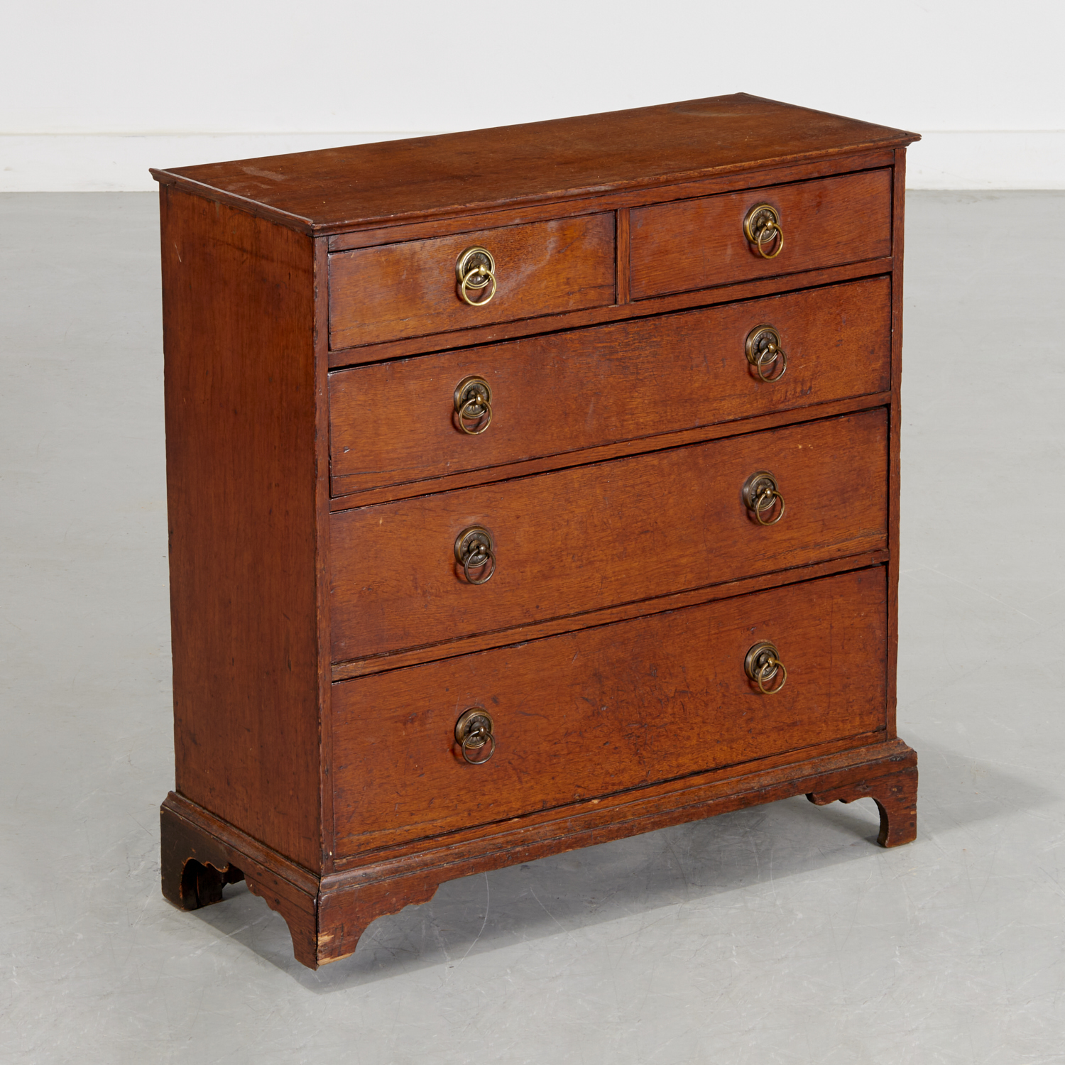 ANTIQUE ENGLISH OAK CHEST OF DRAWERS 2fc538