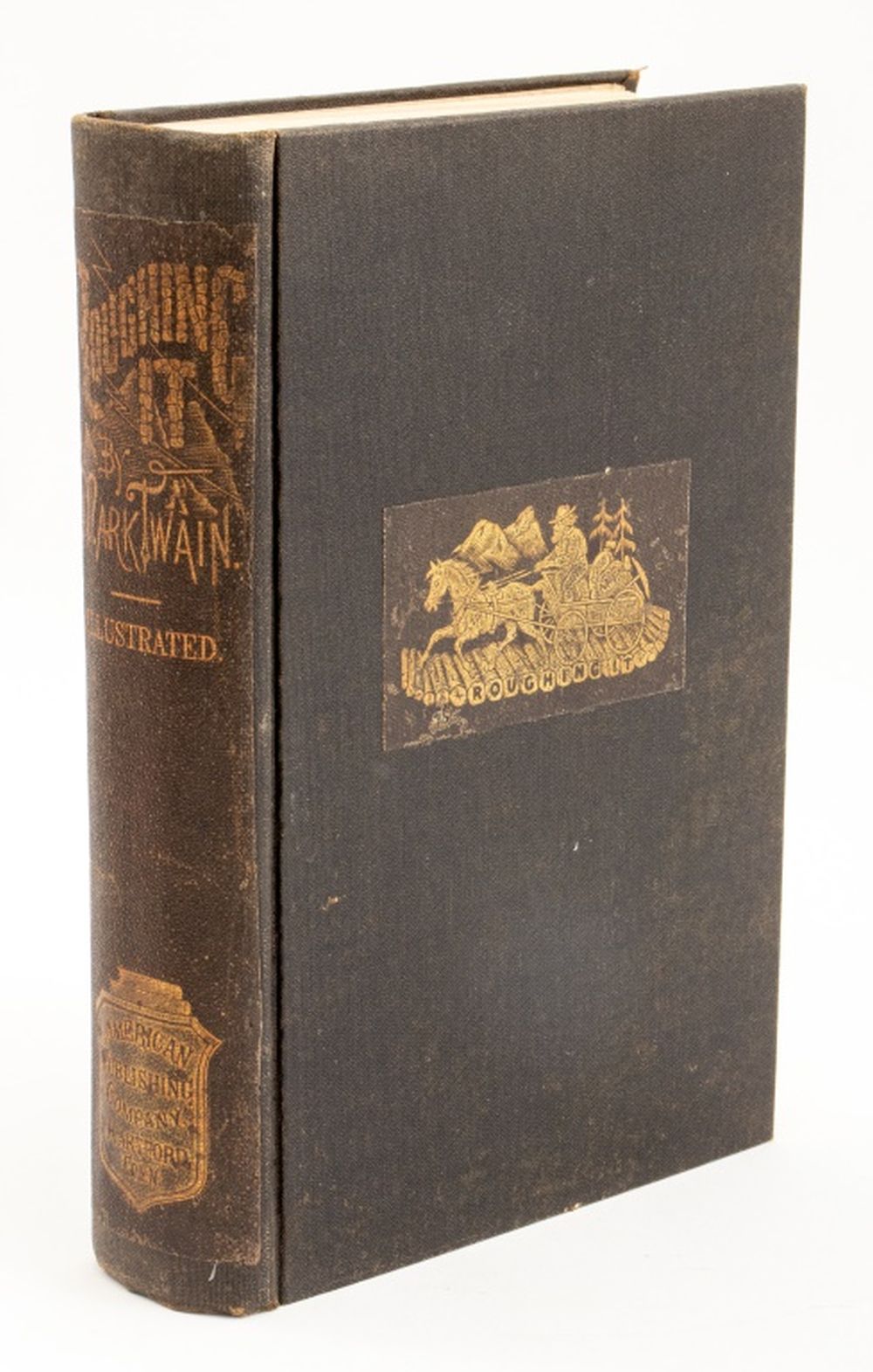 MARK TWAIN "ROUGHING IT" 1ST EDITION,