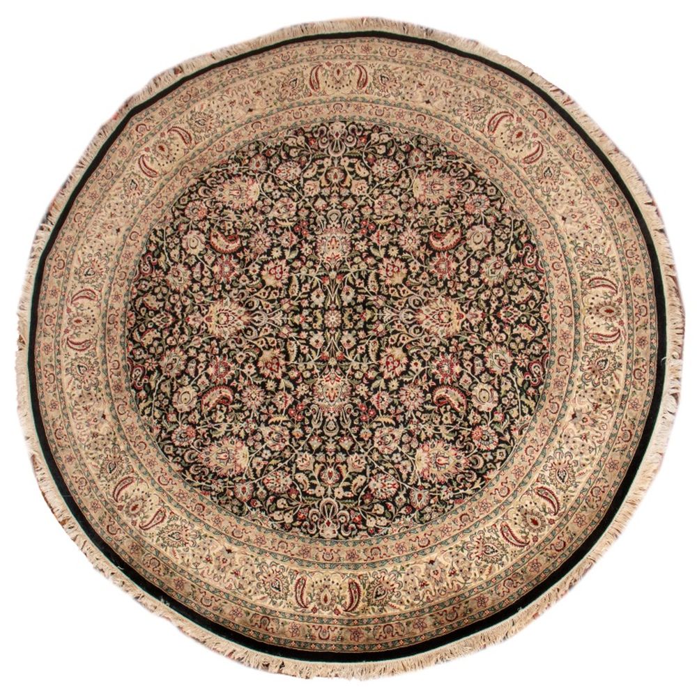 PERSIAN WALI WOVEN CIRCULAR CARPET,