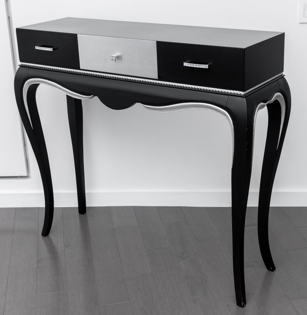 MODERN HOLLYWOOD REGENCY GEM-SET CONSOLE