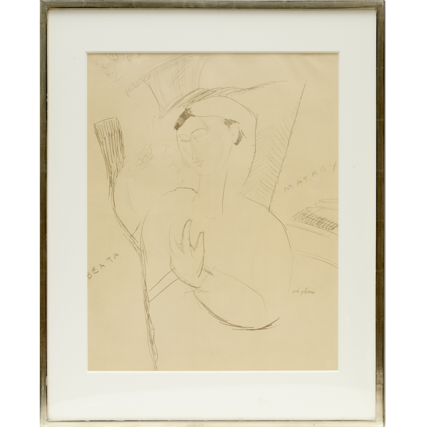 AFTER AMEDEO MODIGLIANI, LITHOGRAPH