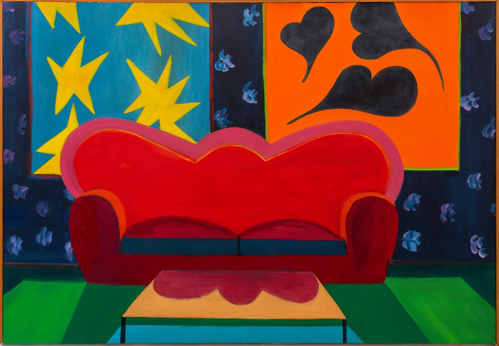 GREGG DIETRICH "SOFA WITH HEARTS