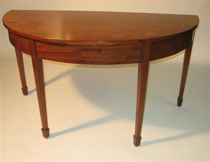 George III mahogany console table