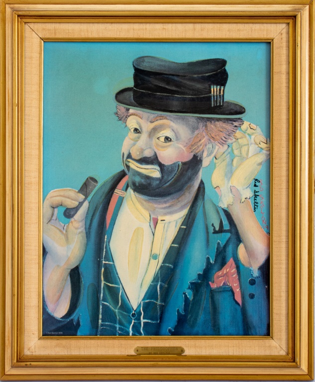 RED SKELTON, THE PHILOSOPHER, PRINT