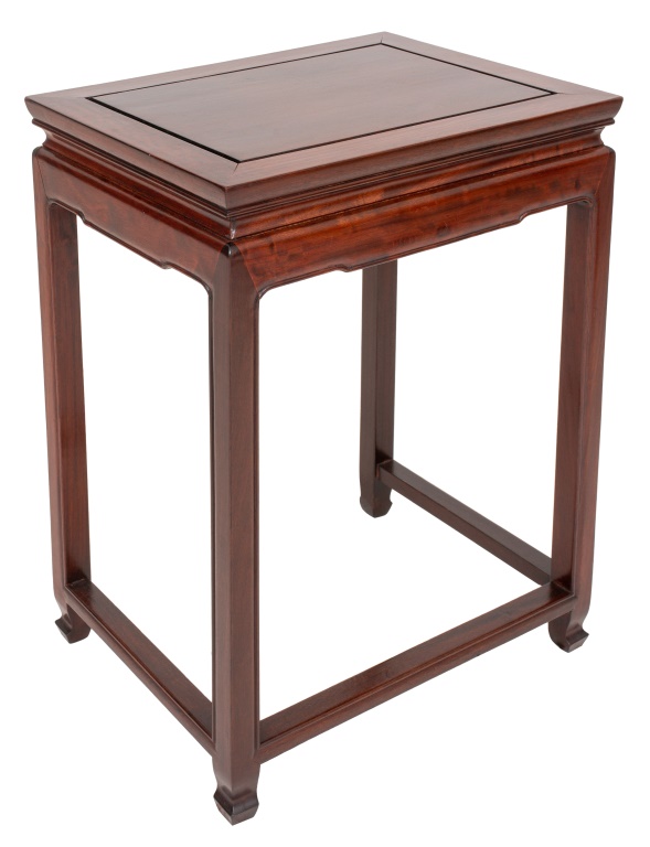 CHINESE HARDWOOD SIDE TABLE Chinese 2fc6d2