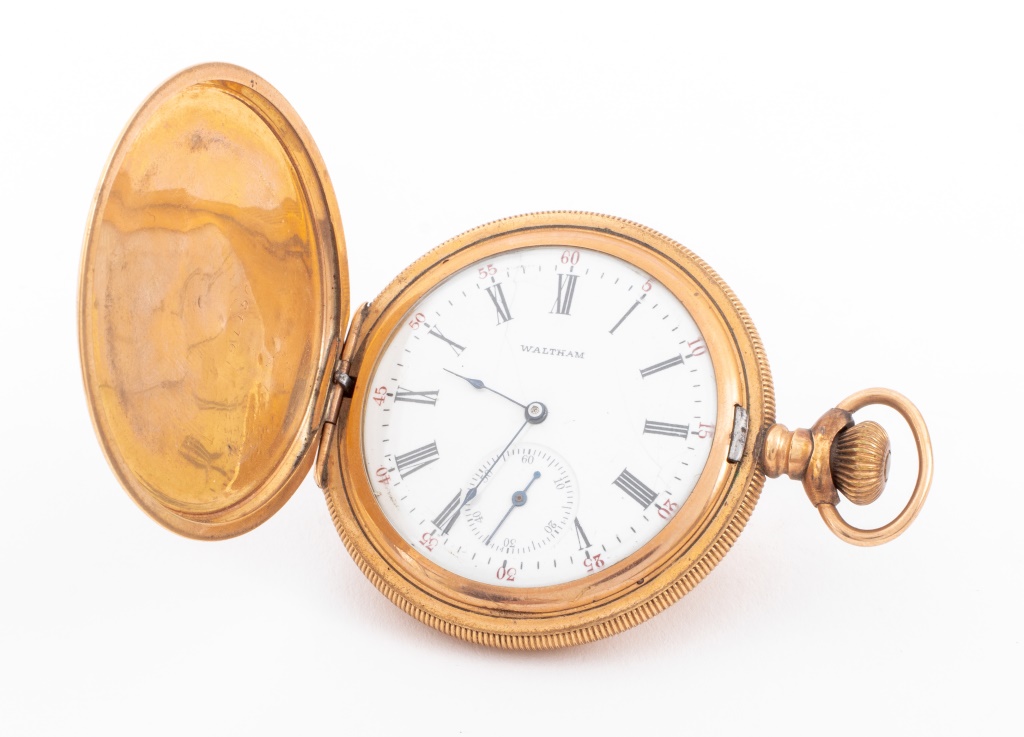 WALTHAM HUNTER CASE POCKET WATCH Waltham