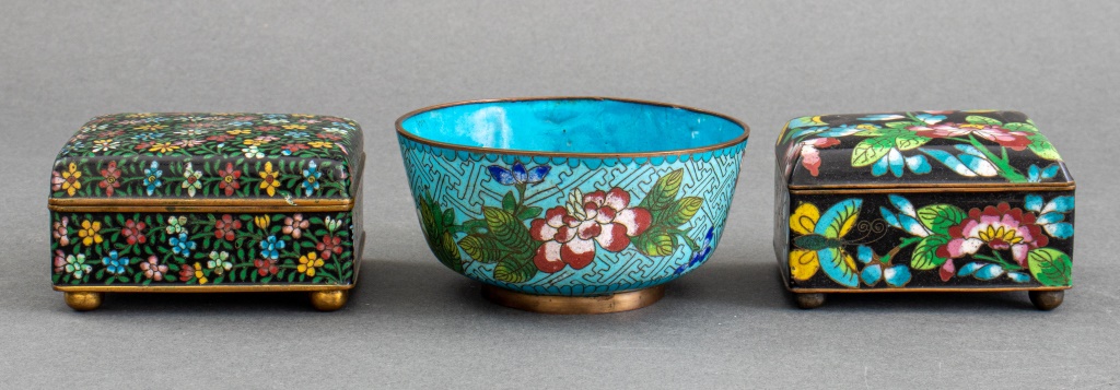 CHINESE CLOISONNE ENAMEL TRINKET