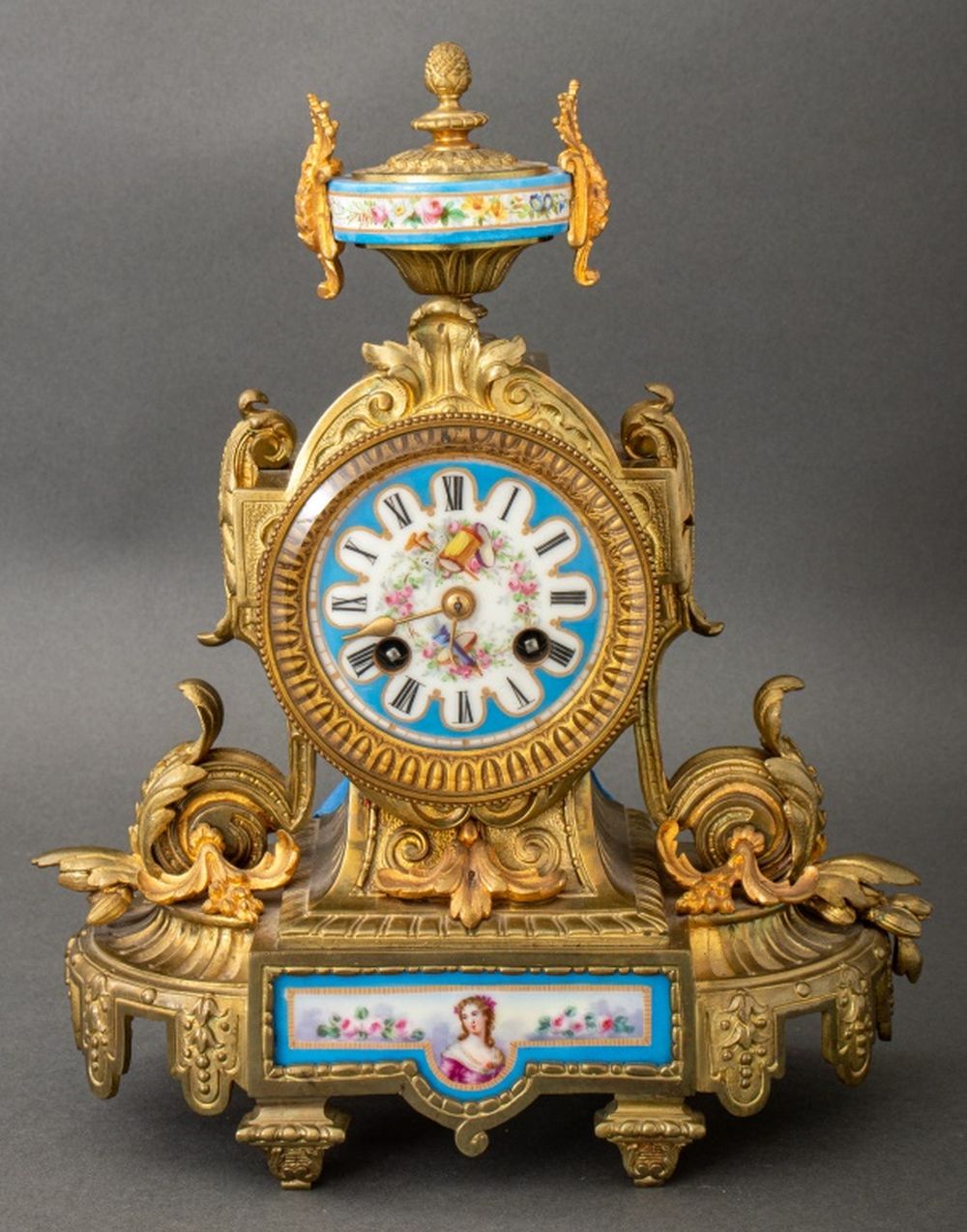 LOUIS XVI STYLE PORCELAIN MOUNTED