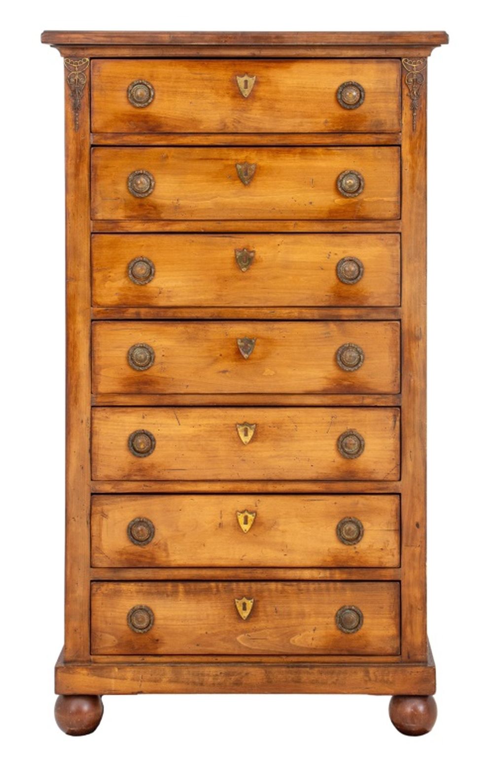 LOUIS XVI STYLE FRUITWOOD TALL DRESSER