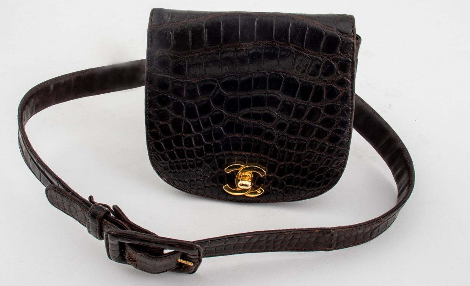 VINTAGE CHANEL ALLIGATOR LEATHER