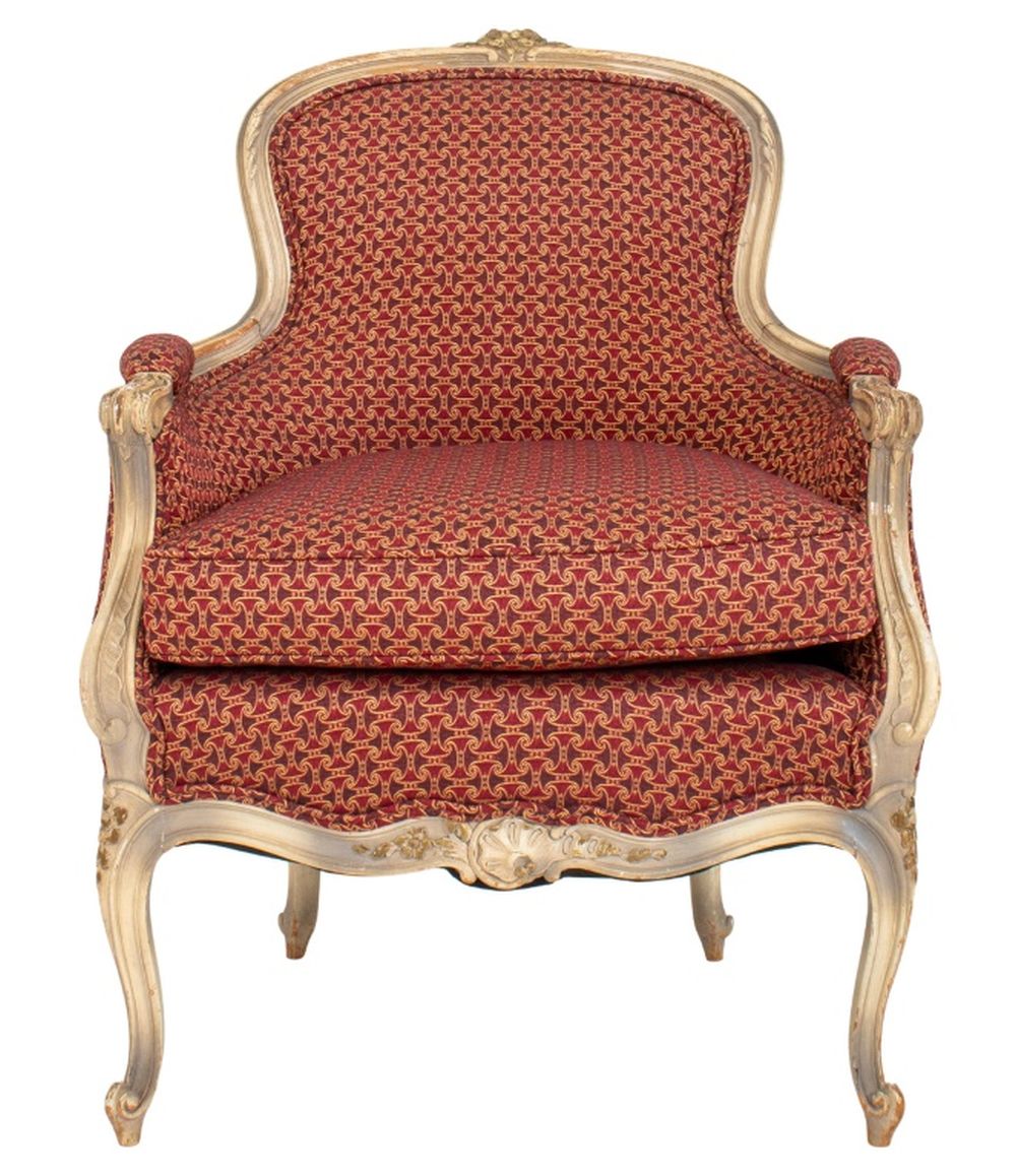 LOUIS XV STYLE UPHOLSTERED ARMCHAIR 2fc9bd