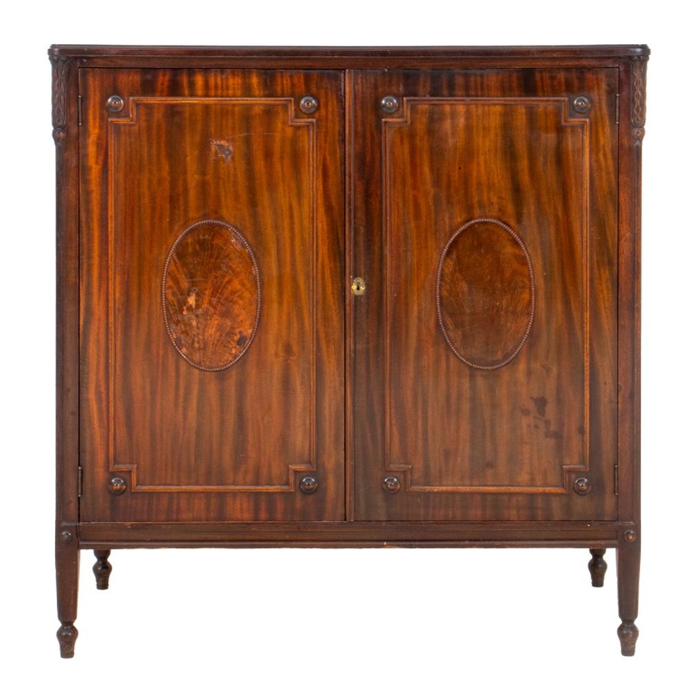 GEORGE III STYLE MAHOGANY CABINET 2fc9c3