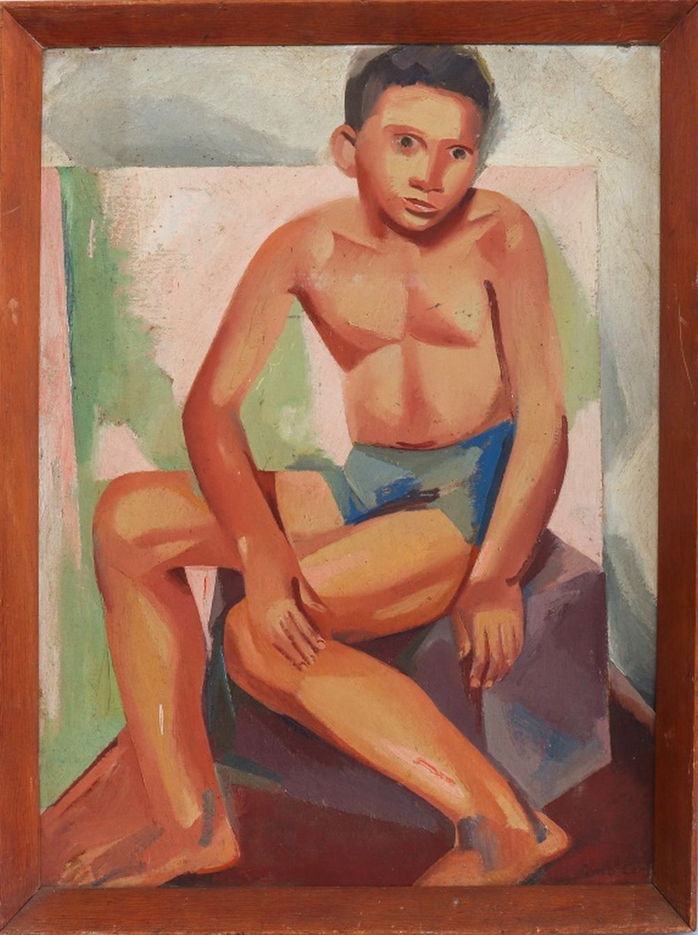 GINO CONTI MEXICAN BOY FIGURATIVE 2fc9dc