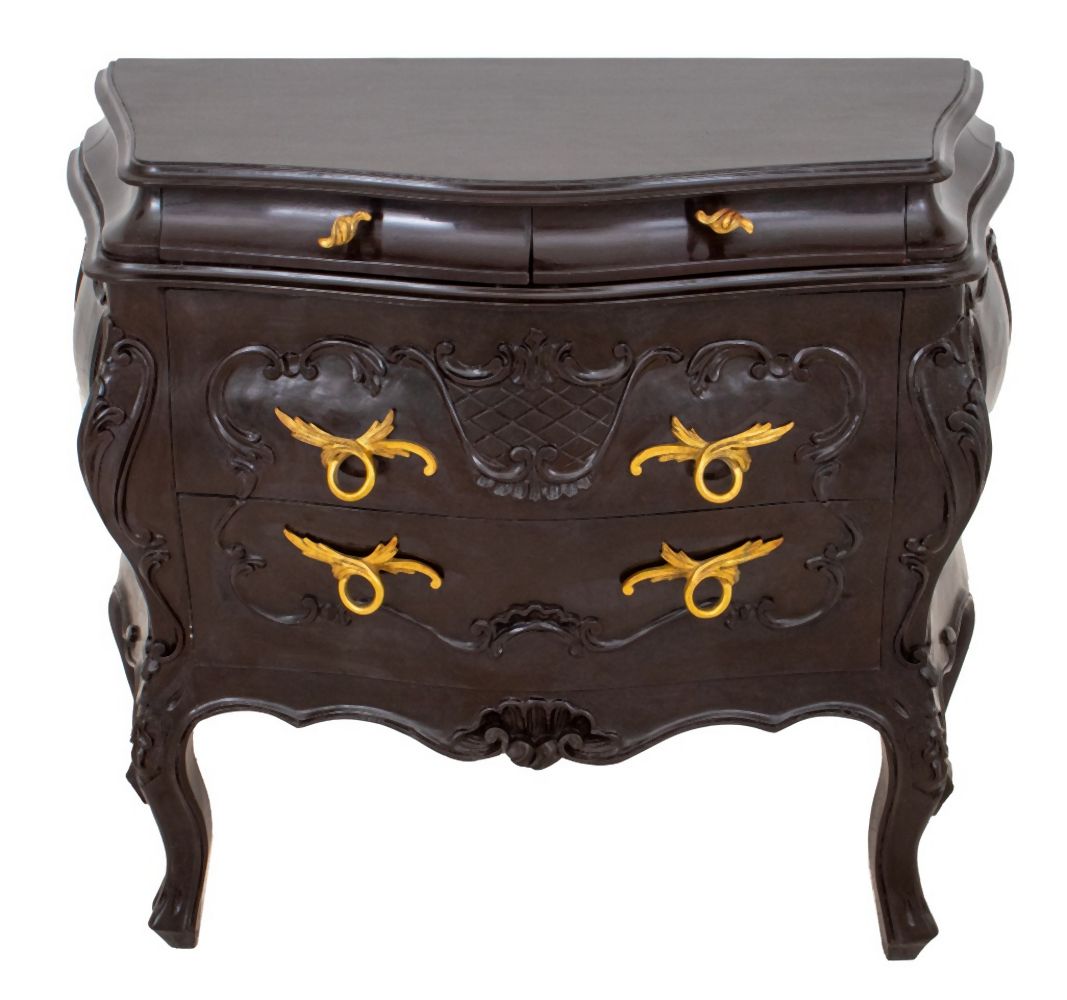 VENETIAN ROCOCO STYLE MAHOGANY CHEST