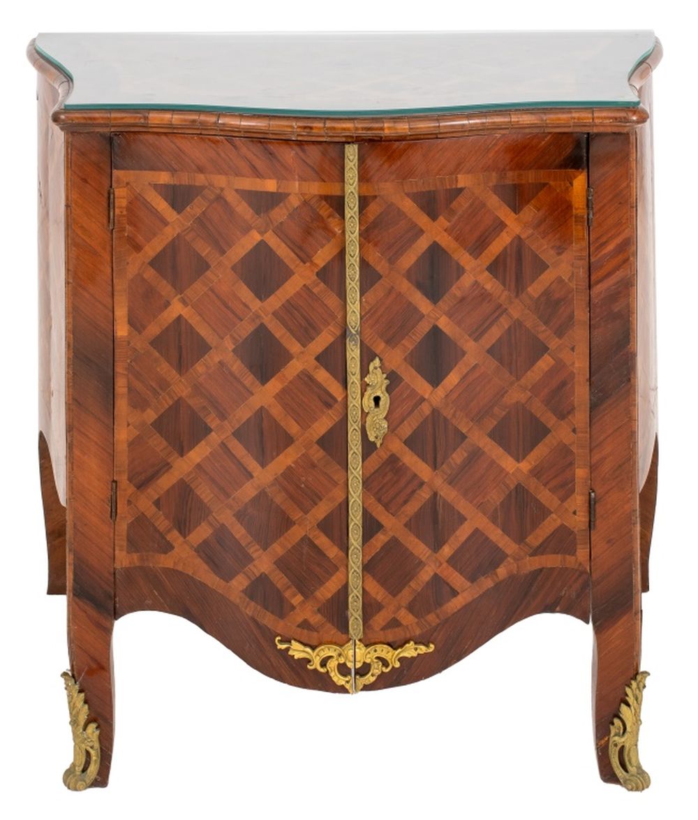 ITALIAN MARQUETRY TWO DOOR CABINET  2fcaf9