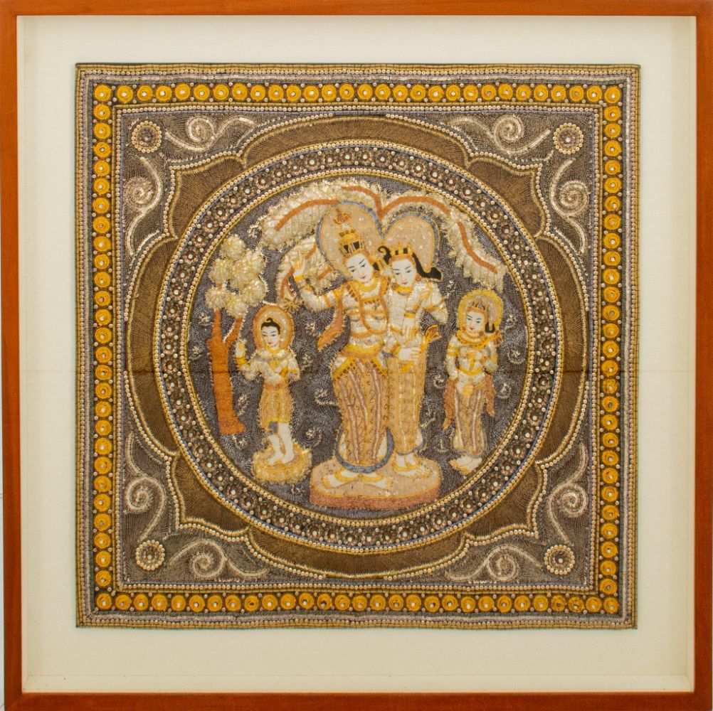 BURMESE KALAGA TAPESTRY Burmese Kalaga