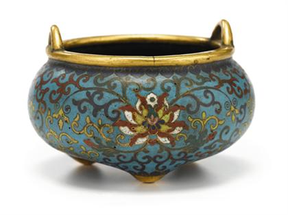 Good Chinese cloisonne and gilt copper 4c781