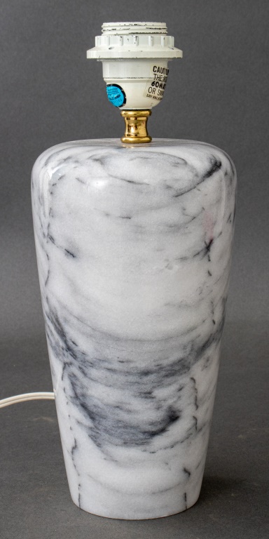GREY MARBLE TABLE LAMP Grey marble 2fcb4b