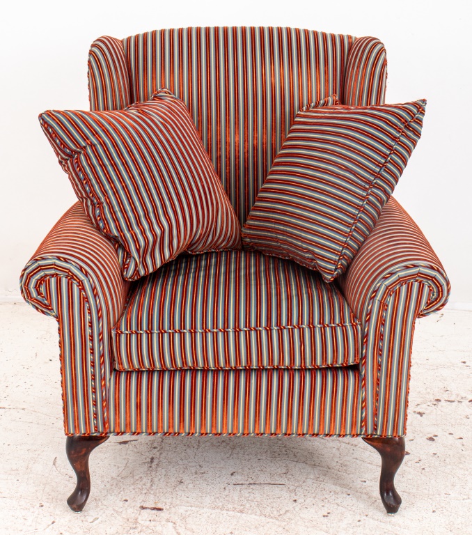 REGENCY STRIPE VELVET UPHOLSTERED 2fcb8b