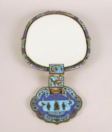 Chinese enamel and white metal