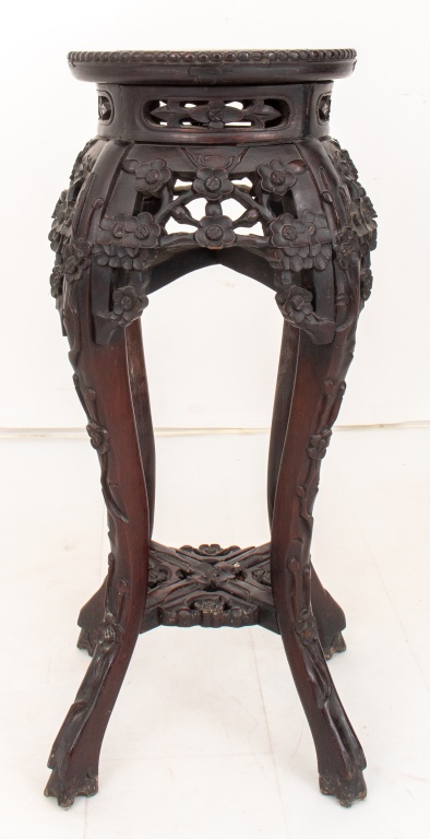 CHINESE HARDWOOD PLANT STAND Chinese 2fcc77