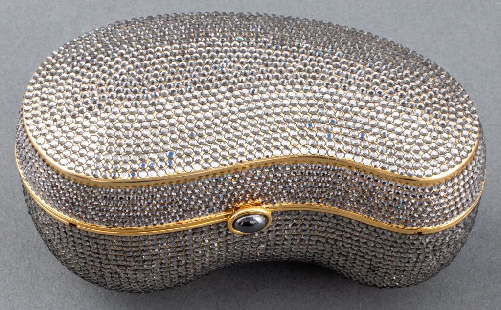 JUDITH LEIBER CRYSTAL COVERED GOLD 2fcca3