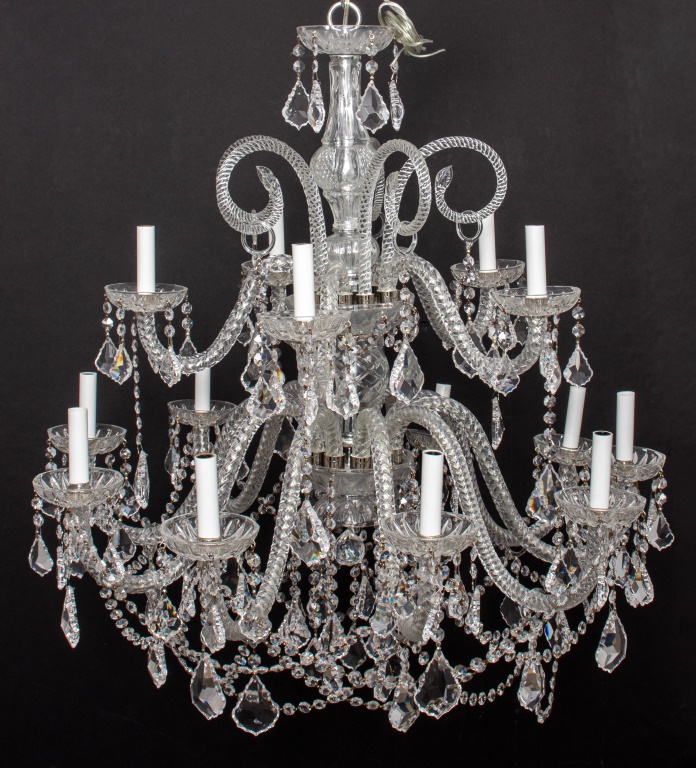 BACCARAT STYLE 10 ARM CRYSTAL CHANDELIER 2fcd17