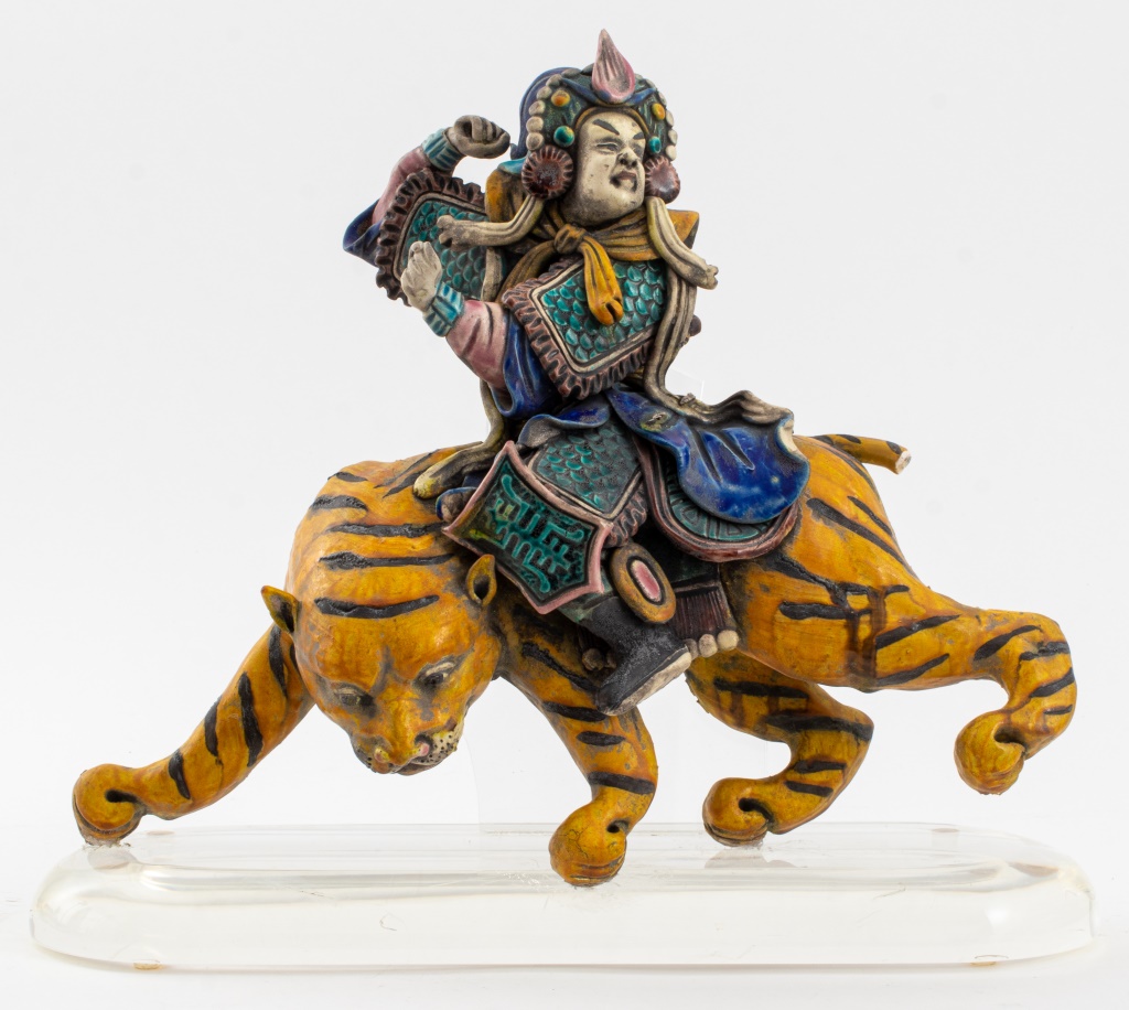 CHINESE TIGER WARRIOR FORM CERAMIC 2fcd41