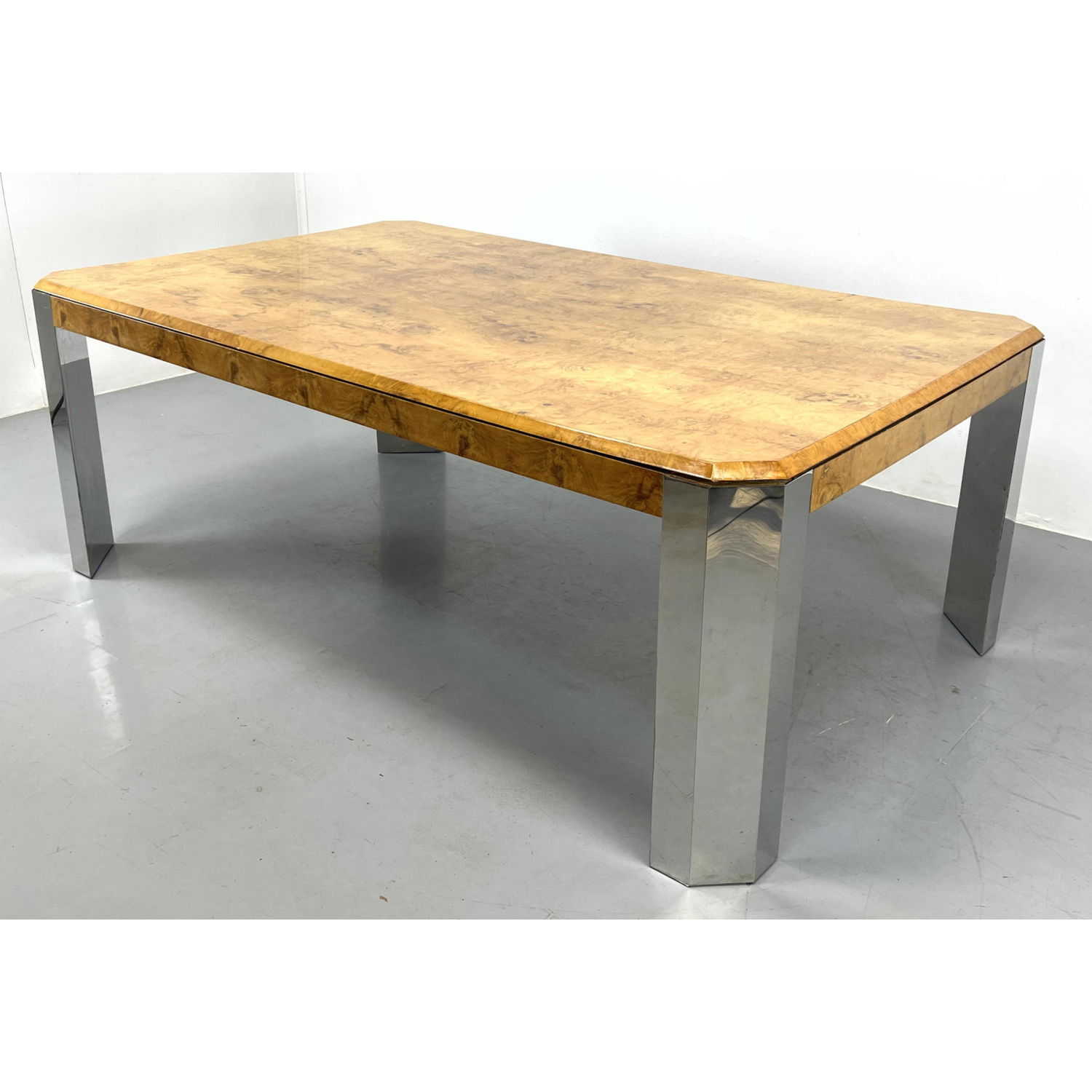 CARL SPRINGER style Burl Top Dining