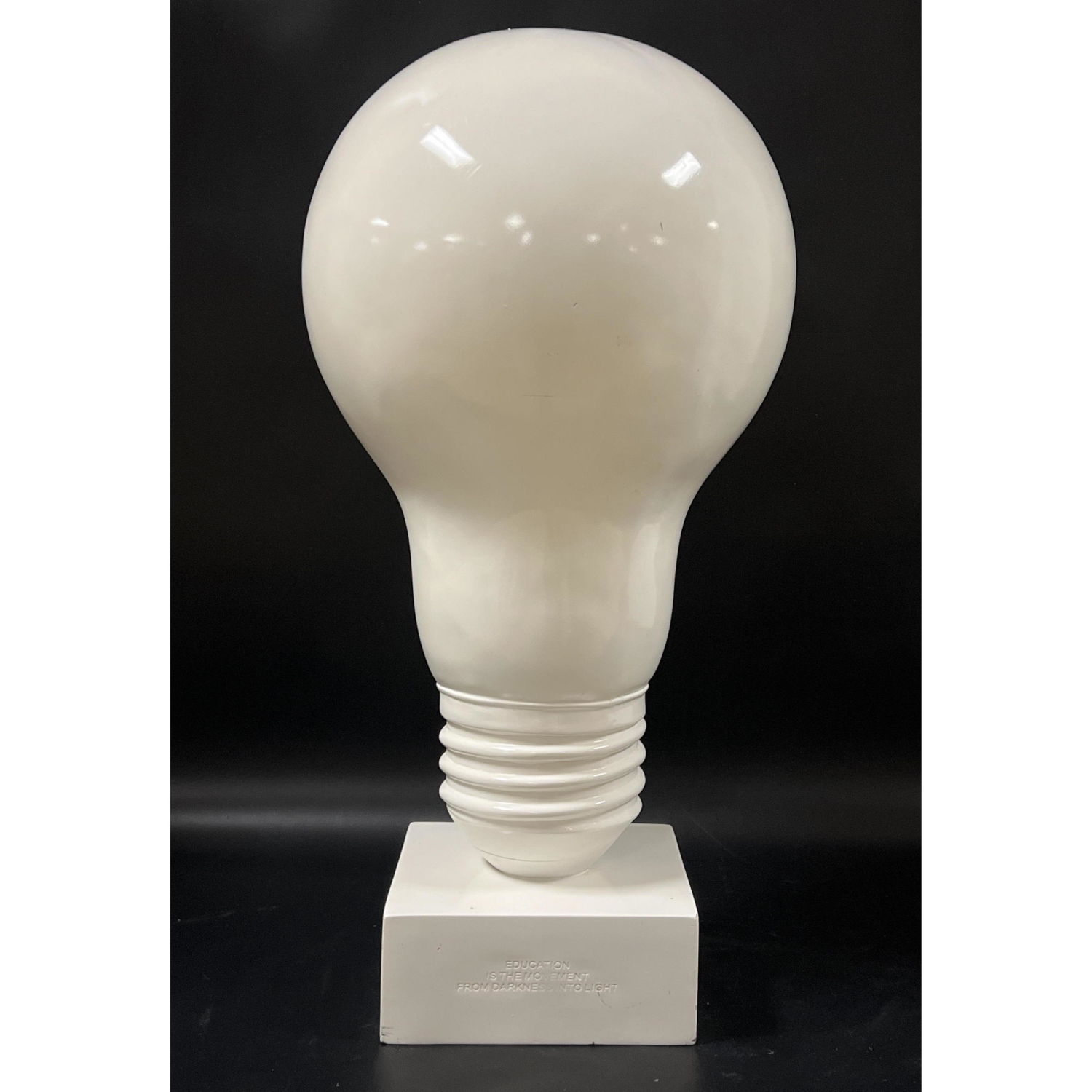 TMS Inc Modernist Light Bulb Sculpture.