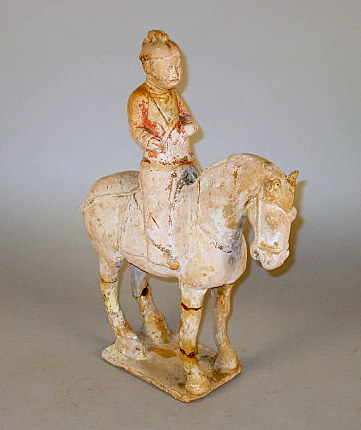 Chinese Tang pottery figure of