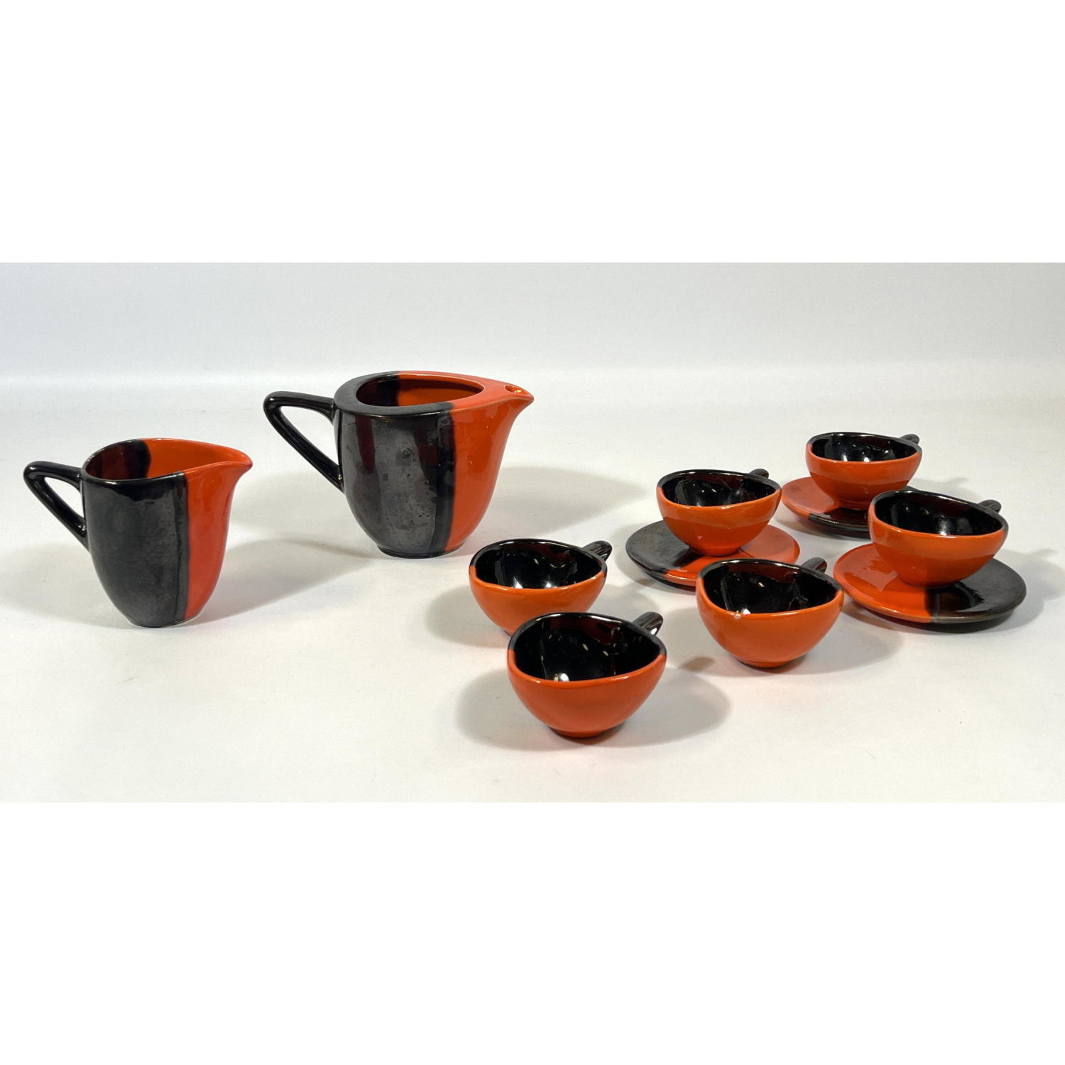 French Luc Vallaruis ceramic tea coffee 2fcee9