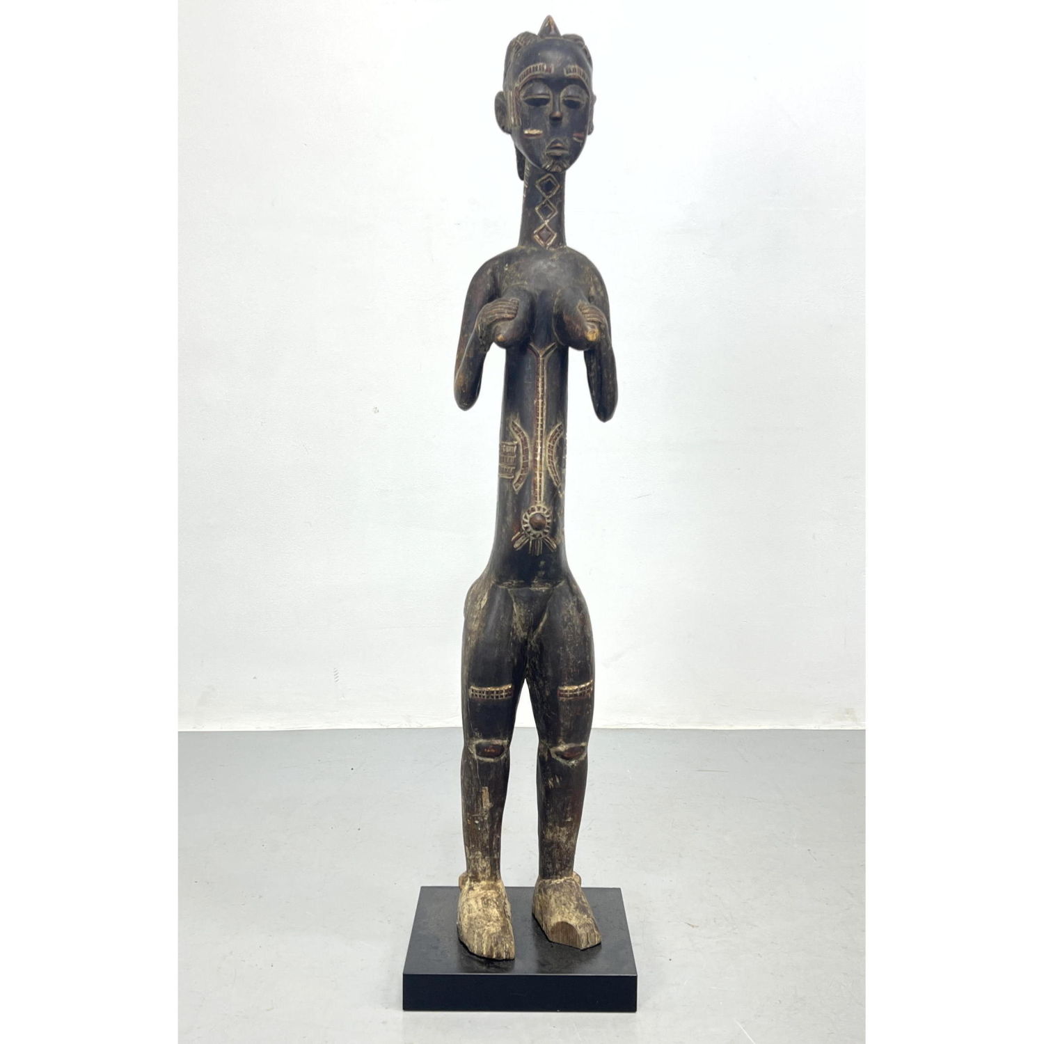 50 inch Carved Standing African 2fcef3