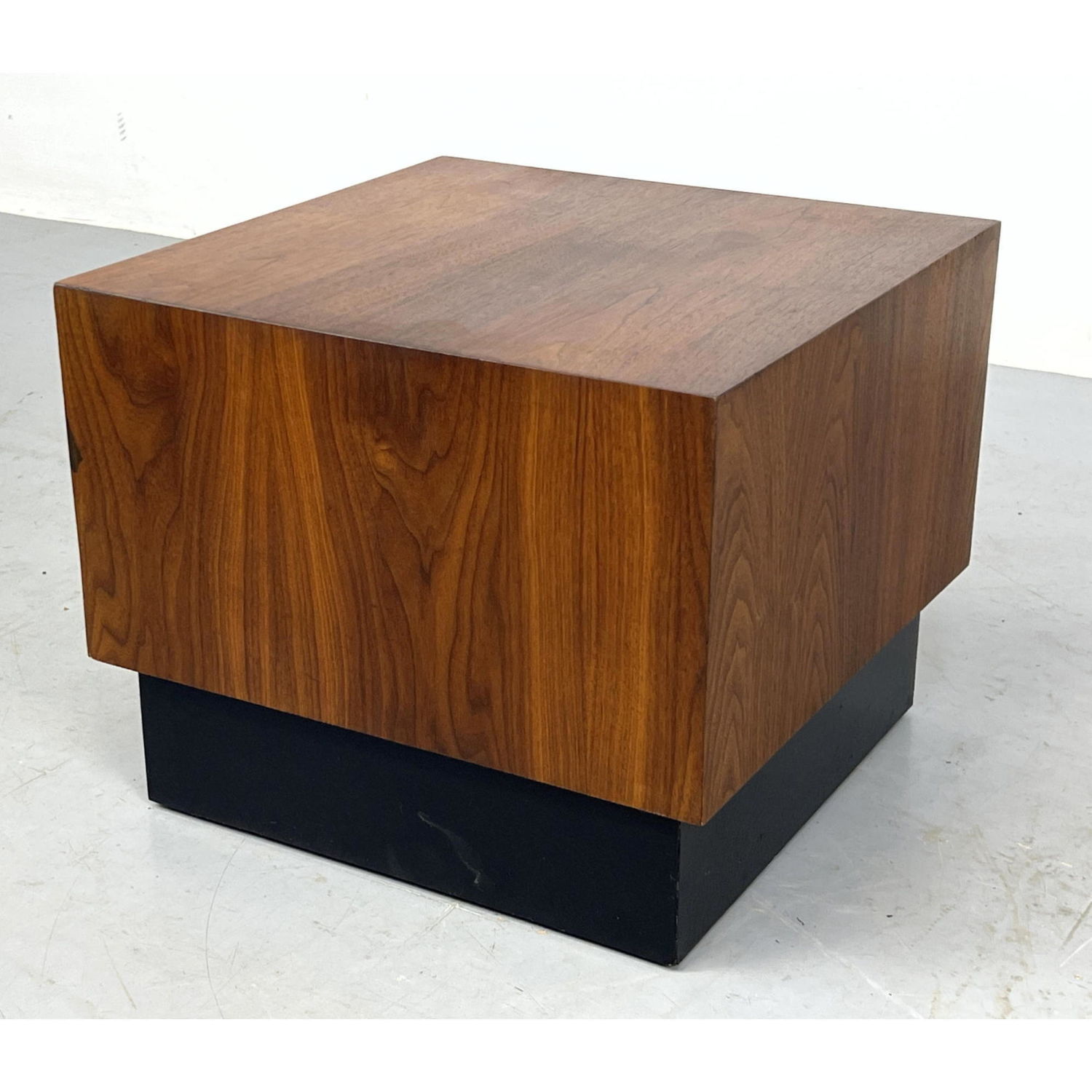 Rosewood Square Modernist End Table  2fcef4