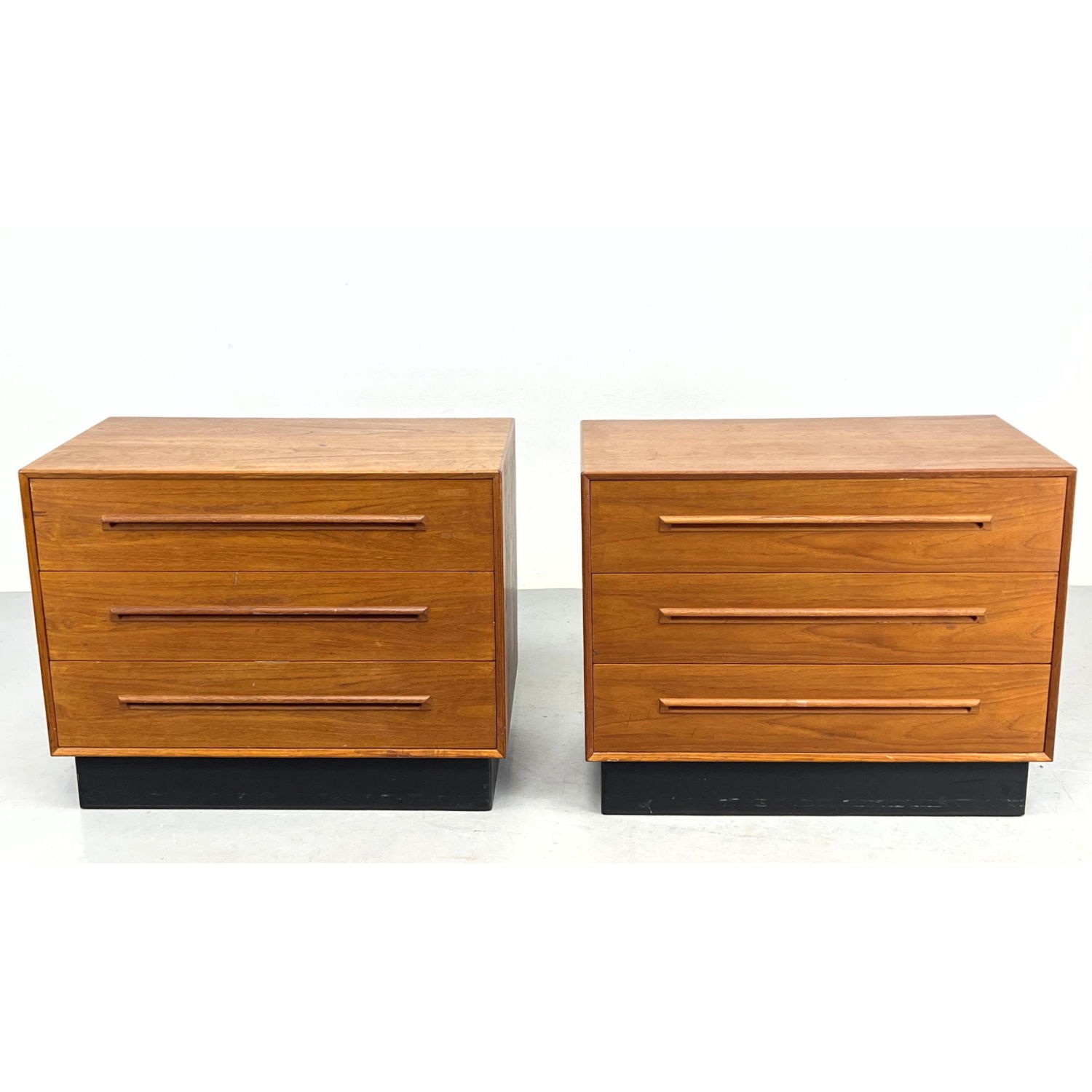 Pr Danish Teak Bachelor's Chests.