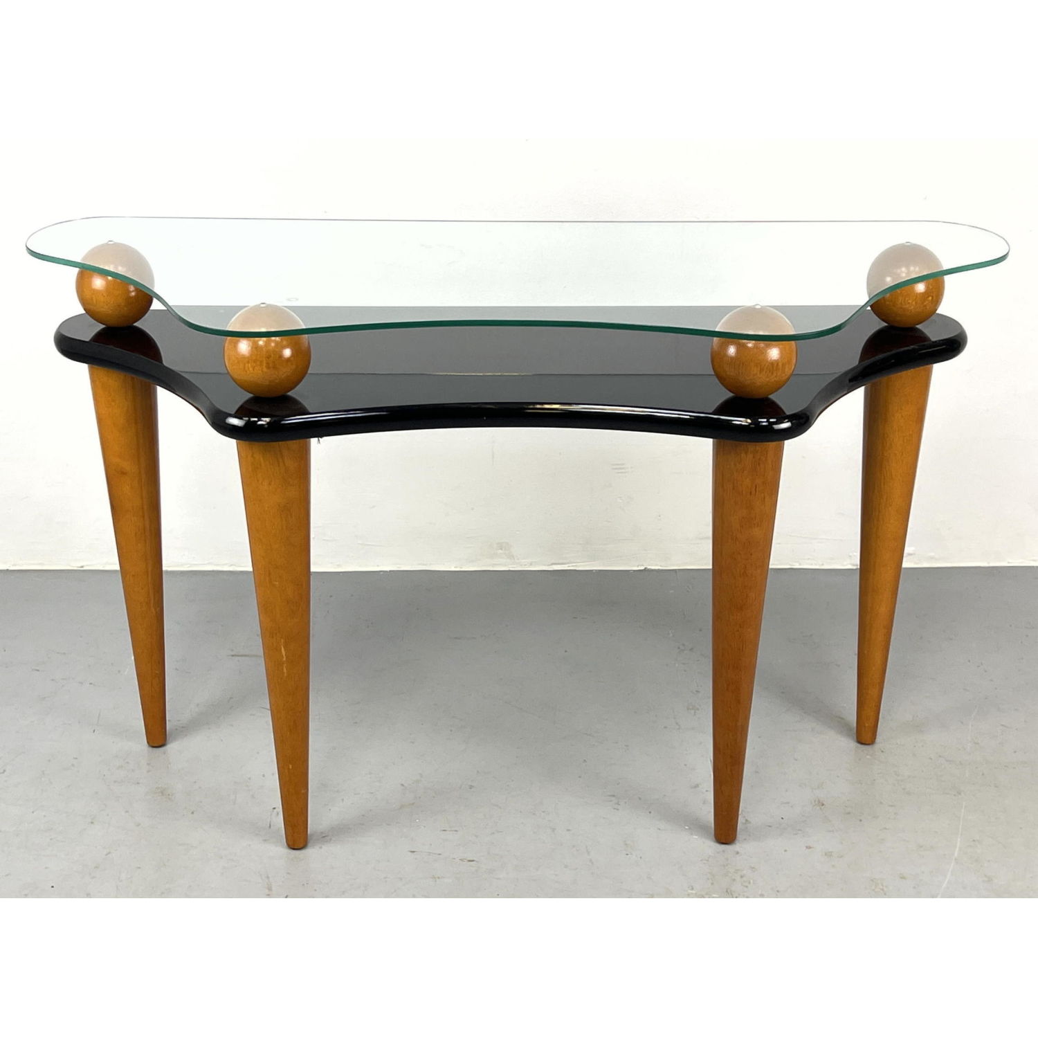 Memphis style Console Hall Table.