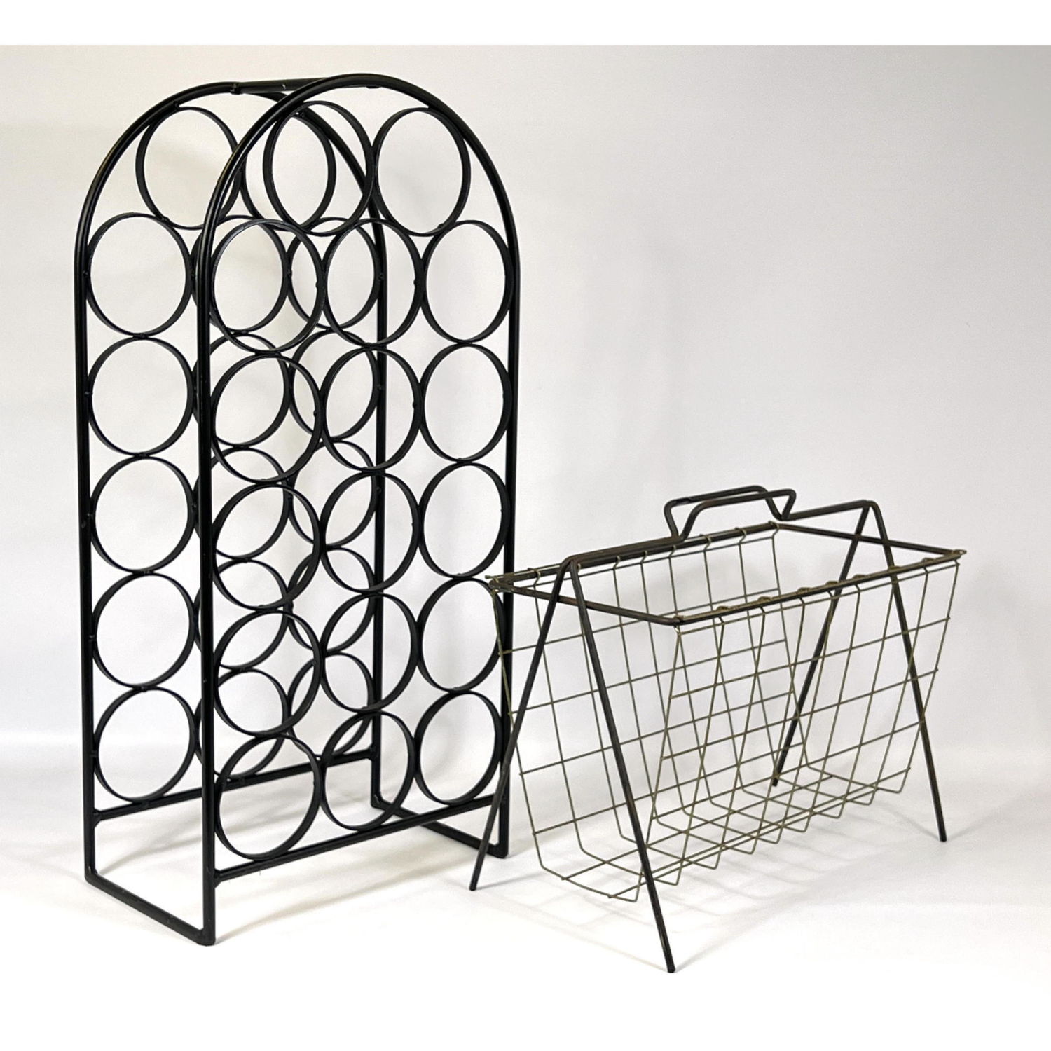 Umanoff style wine rack and magazine 2fcf69