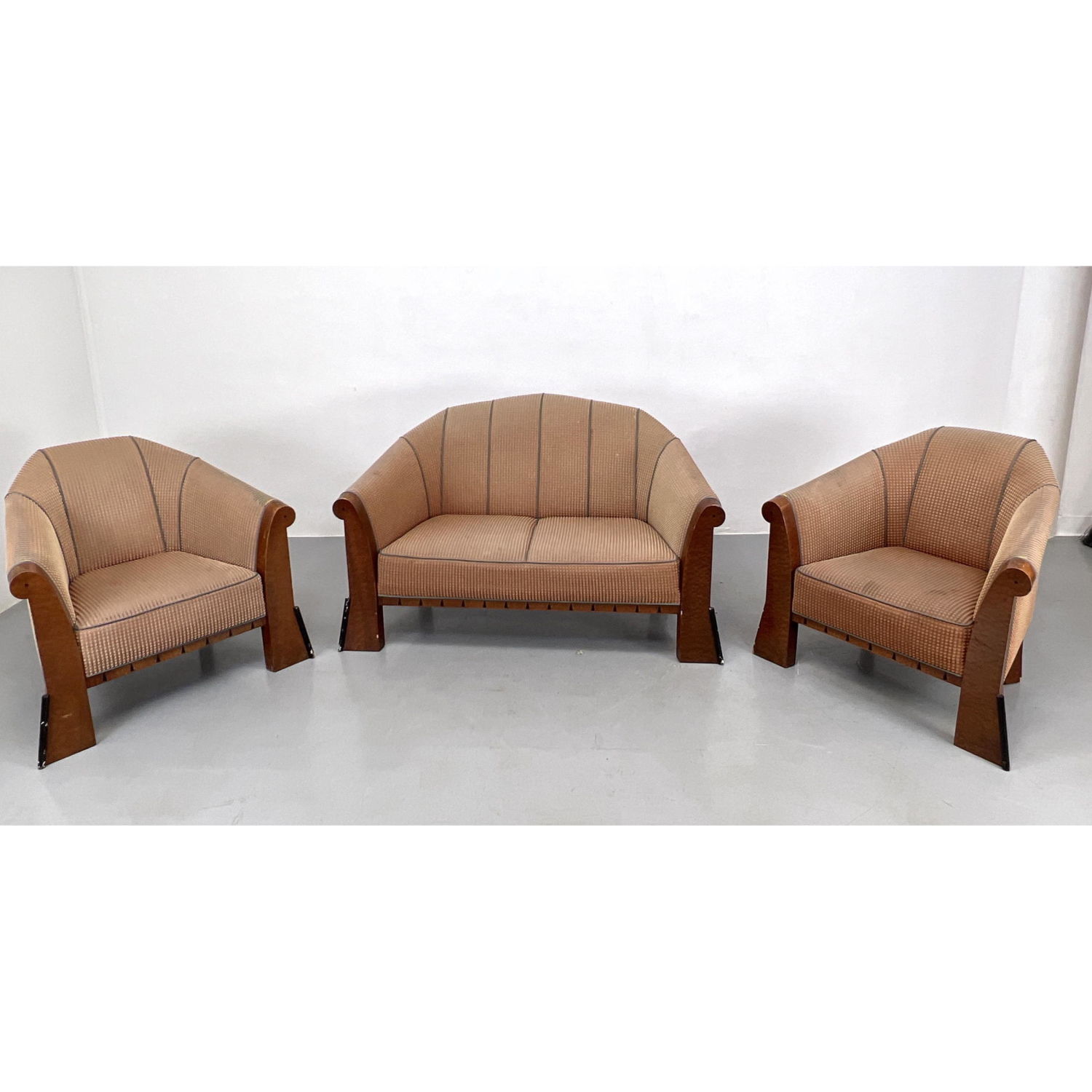 3pc Parlor Set Pr chairs and settee 2fcf8f