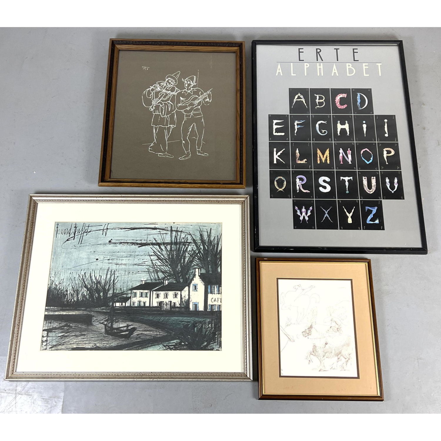 4pcs Art Prints. Picasso, Bernard