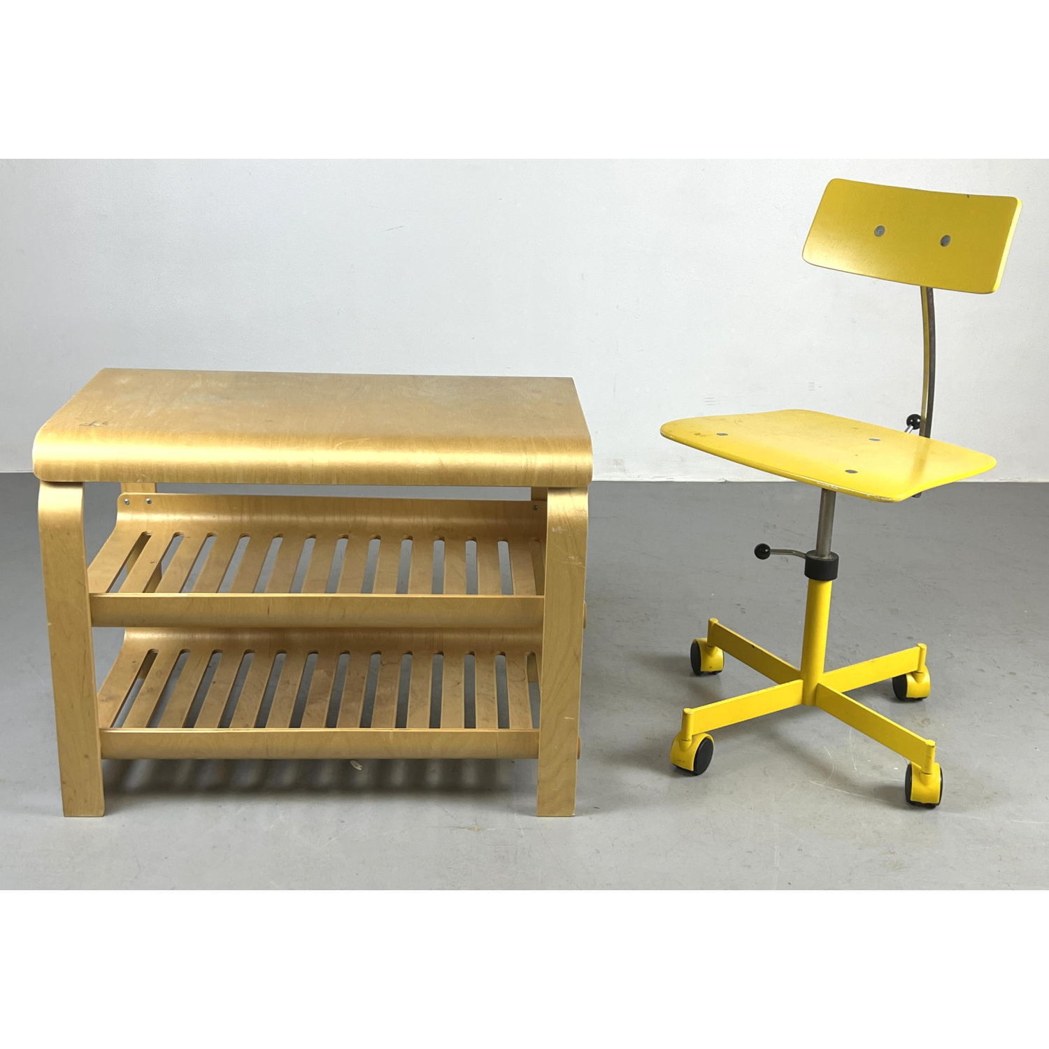 2pcs Modernist Furniture. Yellow