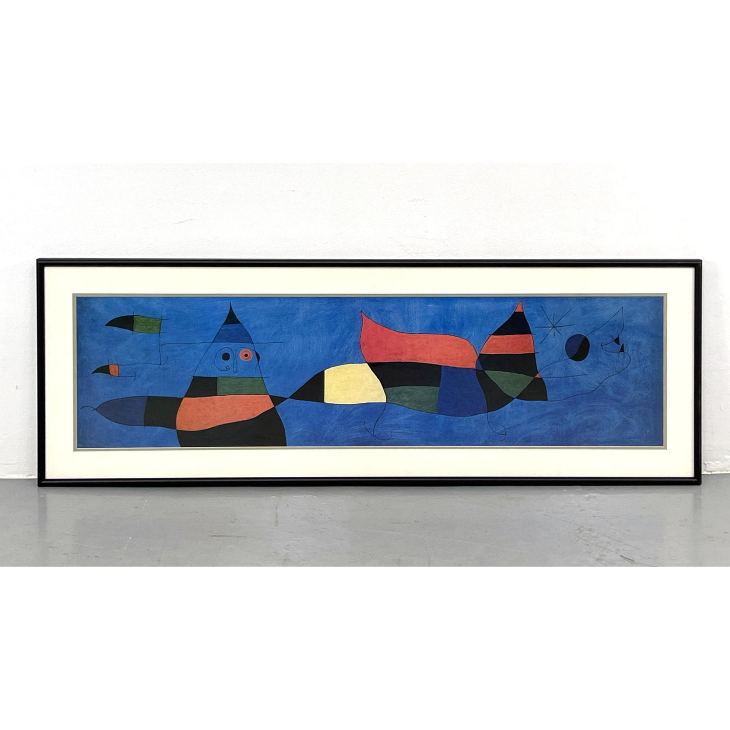 After Joan Miro Abstract Print  2fd017