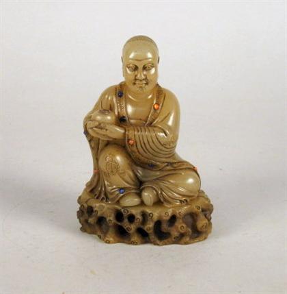 Chinese soapstone lohan Well carved 4c806