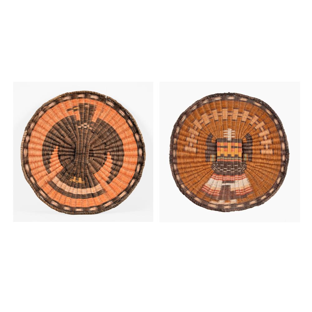 HOPI, THIRD MESA PAIR OF MANA WICKER