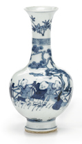 Chinese blue and white vase   