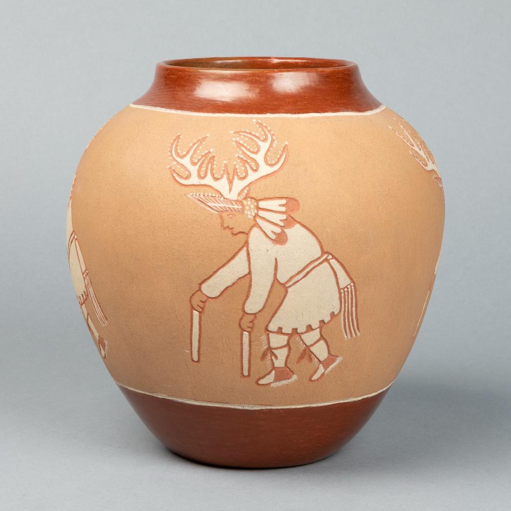 SAN JUAN, DEER DANCE JAR, CA. 1960SSan