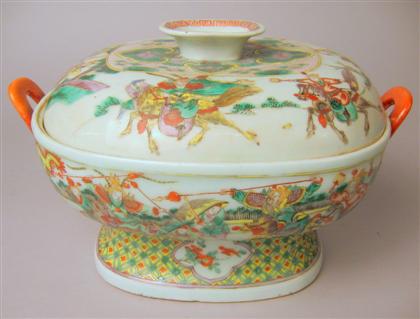 Chinese export famille rose tureen 4c823