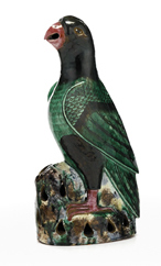 Chinese ceramic parrot Qing 4c827