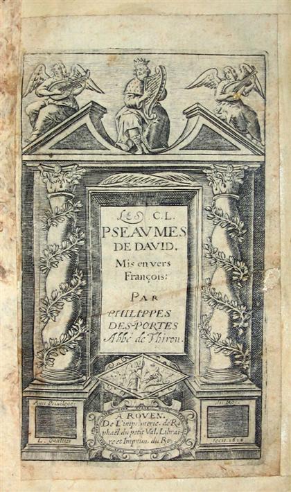1 vol Pseaumes de David Rouen  4cc28